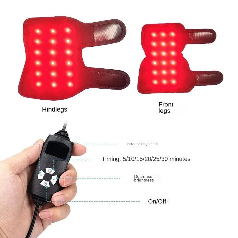 

Pet Massager Infrared Healing Light Therapy, Red Light Therapy Wrap for Dog, Infrared Wrap for Cats Dogs Muscle Pain Relief