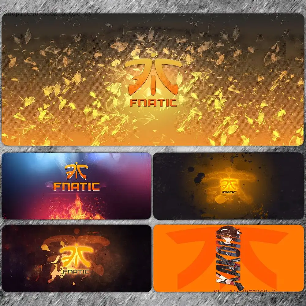 Alfombrilla de ratón F-Fnatic, alfombrilla de escritorio para teclado grande, alfombrilla de ratón para juegos, alfombrilla antideslizante LockEdge