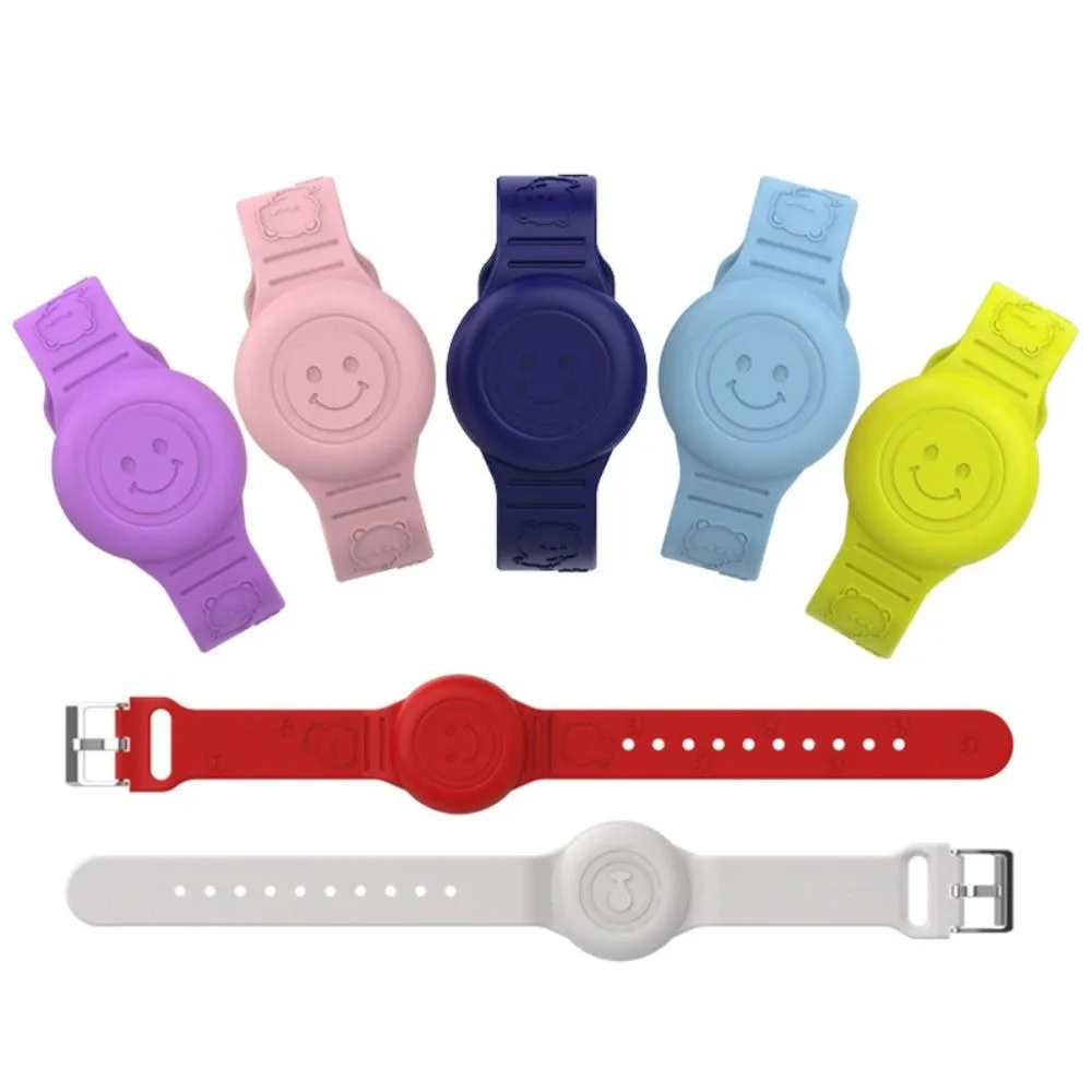 New Silicone Kids Bracelet Case Bracelet Holder Child Wristband Replacement Waterproof Silicone Strap for Apple Airtag