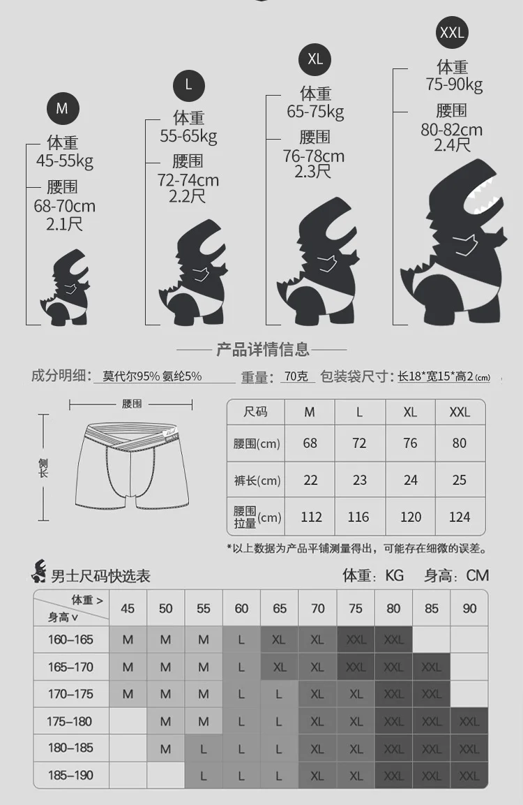 Men Modal Boxer Briefs Trendy Breathable Quick Dry Underwear Soft Seamless Sports Shorts Comfortable Stretch Trunks