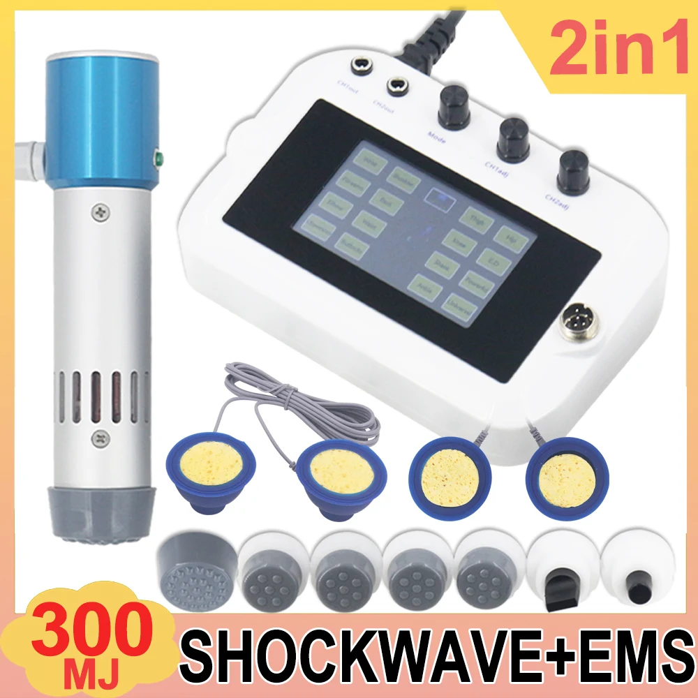 300mj Portable Shockwave Therapy Machine Effectively Relieve Lower Back Pain Physiotherapy Body Fatigue Relax Home Use Shock Wav