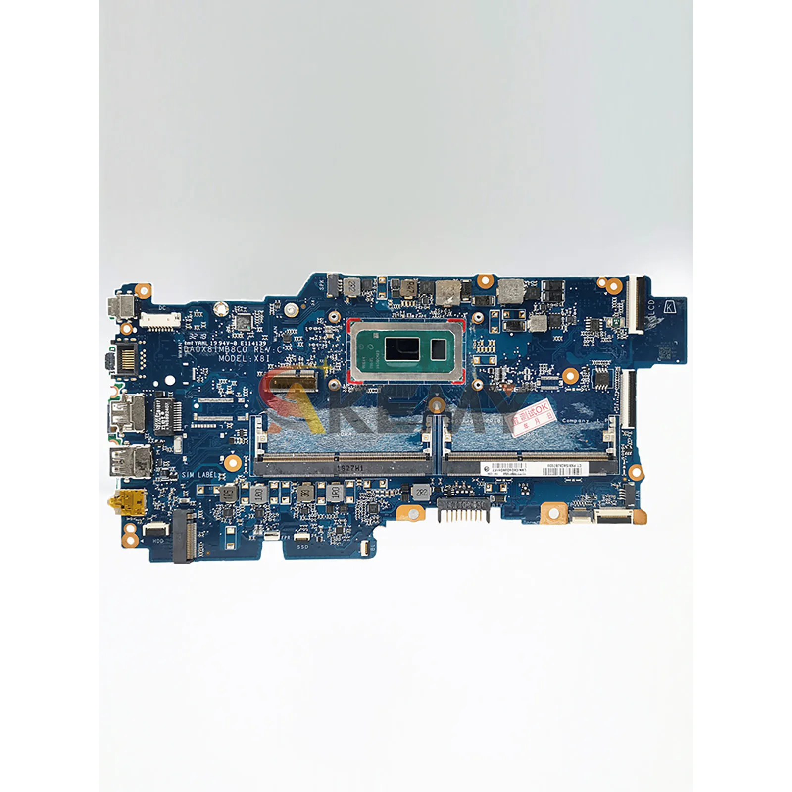 DA0X8IMB8E0 HP ProBook 430 G6 ノートパソコン用マザーボード i3 i5 i7 第8世代 CPU UMA L44508-001 L44502-001 100% 完全テスト済み