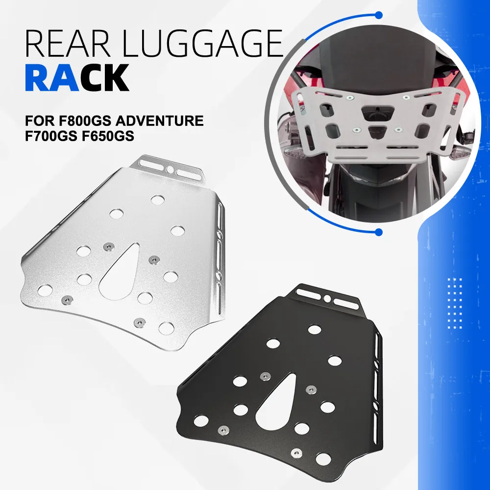 

FOR BMW F800GS Adventure F700GS F650GS Twin Rear Luggage Rack Carrier Shelf Top Box Holder Support Bracket Top Case Mount Plate
