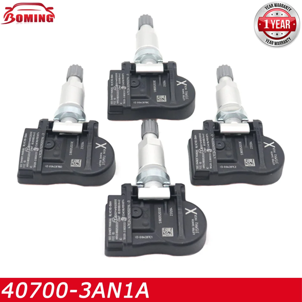 

Новый датчик контроля давления в шинах TPMS 40700-3AN1A 315 МГц для Nissan Cube Juke Sentra Leaf Versa Note 2011-2020 407003 AN1A