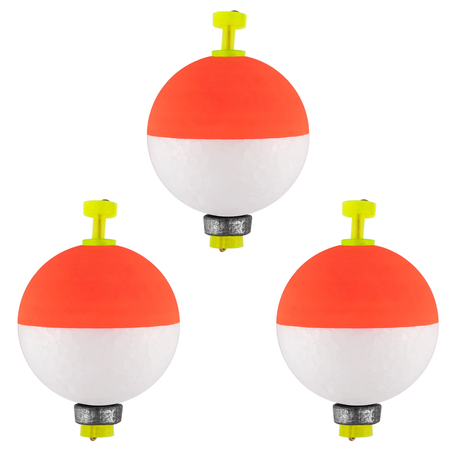 5 stücke Angeln Schaum Float Gewichtete Runde Form Boje Bobber EVA Schaum Strike Indikatoren für Bottom Rig Bass Catifsh Crappie forelle – Detail 11