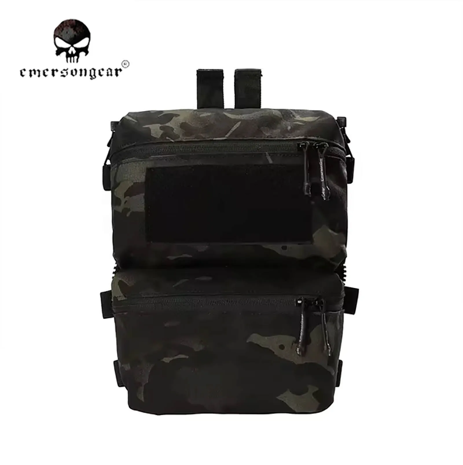 Emerson For FRO Style V5 Vest Back Panel Double Pouch Multi-purpose Bag Zip On Backpack Hunting Hiking Combat Nylon