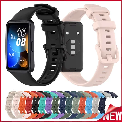 Correa de silicona para Huawei Band 10/9/8, Correa para reloj inteligente, repuesto de pulsera, accesorios para Huawei Band 10 Correa