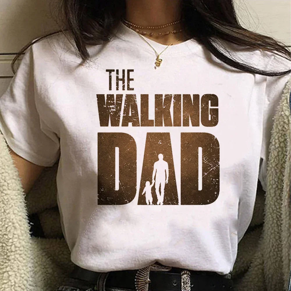 the Walking Dead t-shirts women manga top girl streetwear designer 2000s clothing