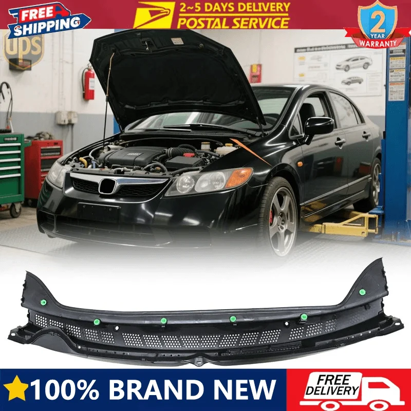

Windshield Cowl Vent Panel Wiper Cowl Grille Vent Cover Panel Hood Assembly Replacement For Honda Civic 2006~2011 74200SNAA00