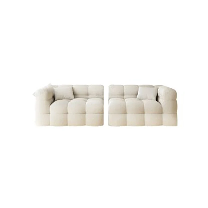 European Living Room Sofas Minimalist White Sets Wooden Floor Sofa Luxury Nordic Houses Fabric Divani Soggiorno Household Goods