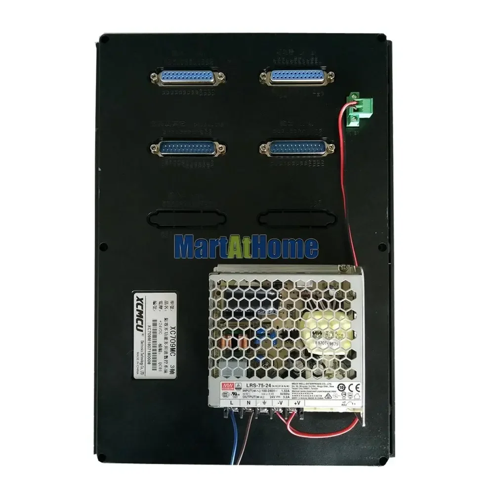 Imagem -03 - Eixos Usb Cnc Sistema de Controle Controlador de Movimento Fanuc G-code Suporte Offline Fresagem Chata Rosqueamento Perfuração Alimentação Xc709m 16