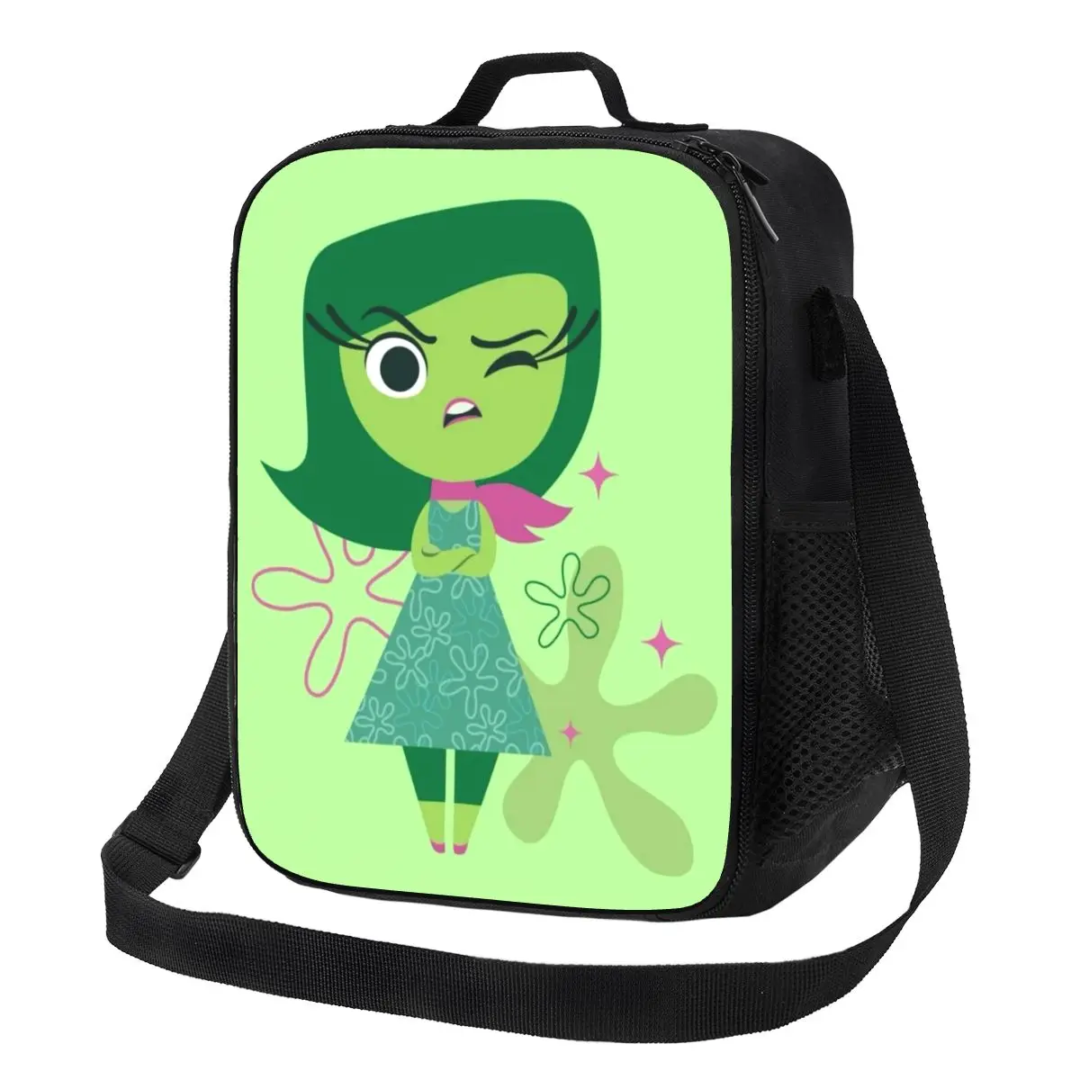 

Custom Insides Anime Outs Disgust Portable Lunch Box Waterproof Cooler Thermal Food Insulated Lunch Bag School Children Student