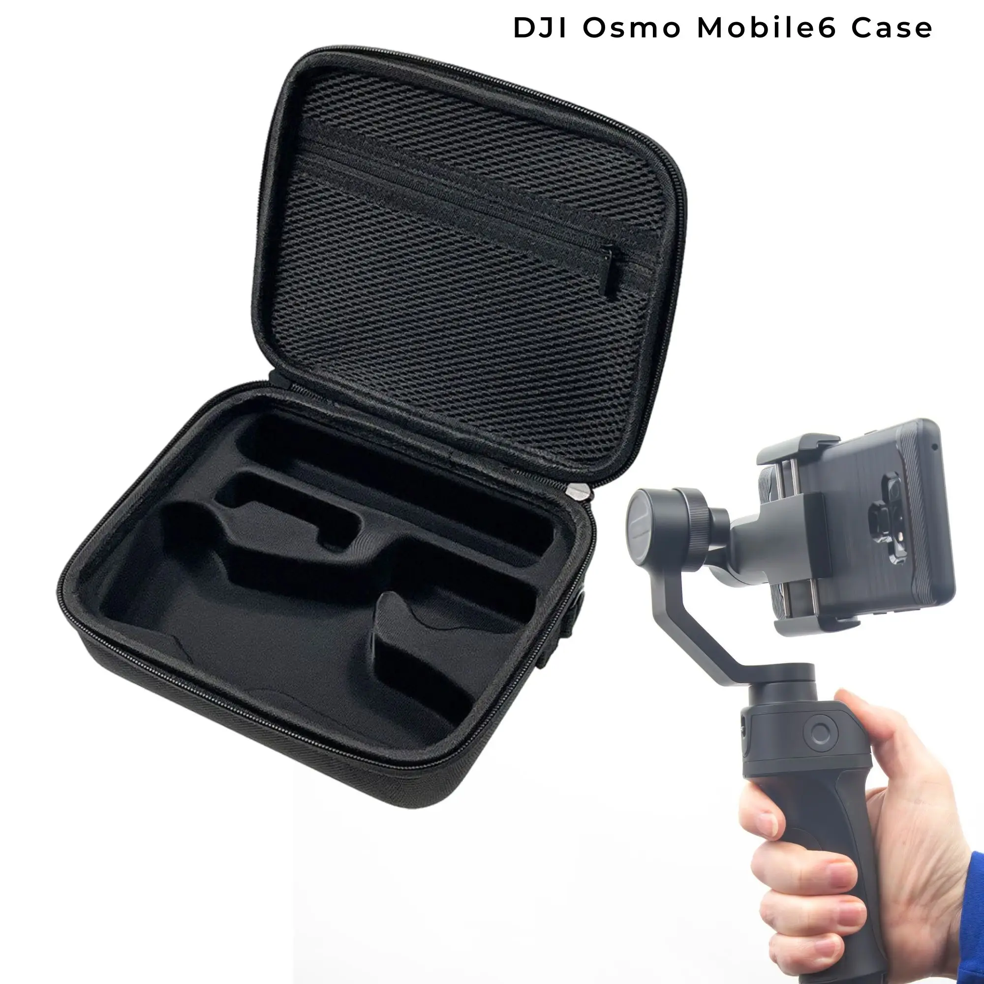 

Портативный чехол для переноски DJI Osmo Mobile 6, ручная сумка для хранения с плечевым ремнем, пылезащитная, жесткая сумка с защитой от падения
