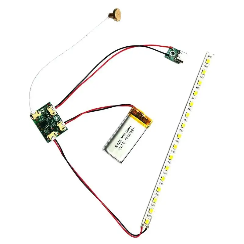 .New.4Pcs 5V 2A Low Voltage Single/Dual Color Light Board Controller Rechargeable LED Touch Switch Module PCB DIY Accessories
