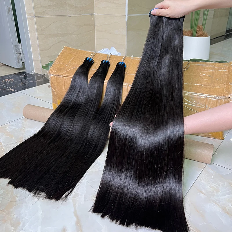 15A Grade Super Double Drawn Bone Straight Bundles 100%  Raw Indian Hair Bundles Unprocessed Raw Hair Bundles High Quality Hair