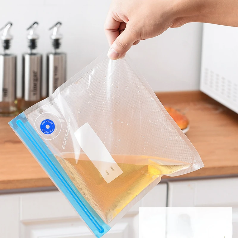 Casa casa pompa per vuoto frigorifero borsa per la conservazione della freschezza borsa sigillata addensata sacchetto autosigillante denso per alimenti da cucina