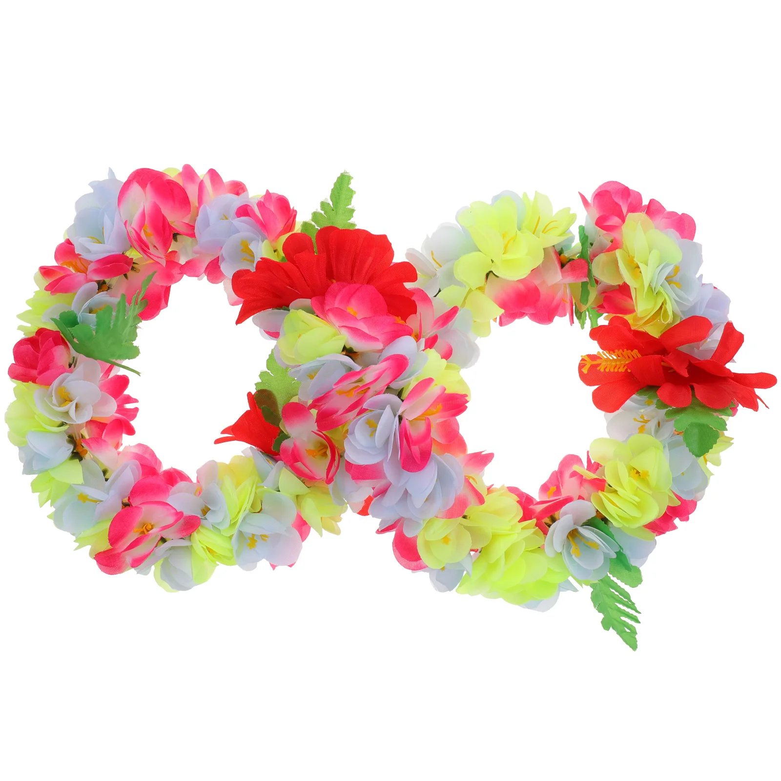 

Flower Wreath Hawaiian Party Decorations Leis Beach Festival Lightweight Artificial Flowers Summer Party Photo Props