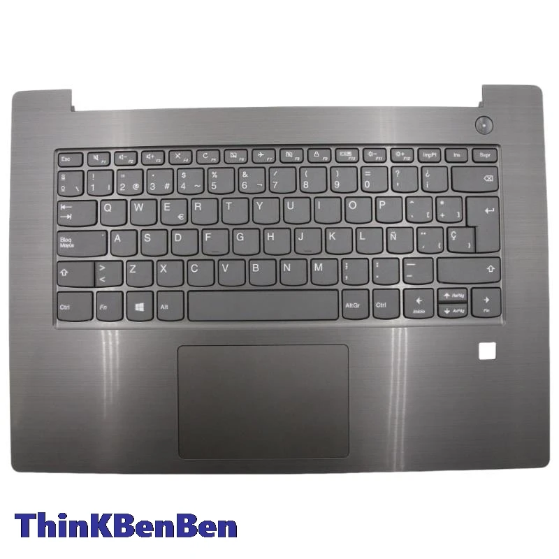 ES Spanish Iron Gray Keyboard Upper Case Palmrest Shell Cover For Lenovo V330 14 14IKB 14ISK 14ARR 5CB0Q64392