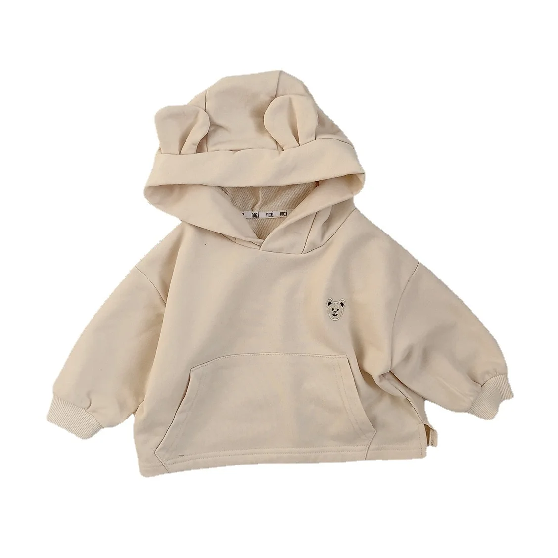 Autumn New Baby Letter solid Hooded Sweatshirt Cotton Infant Boy Casual Hoodie Fashion Children Cotton Sweatshirt Baby Clothes