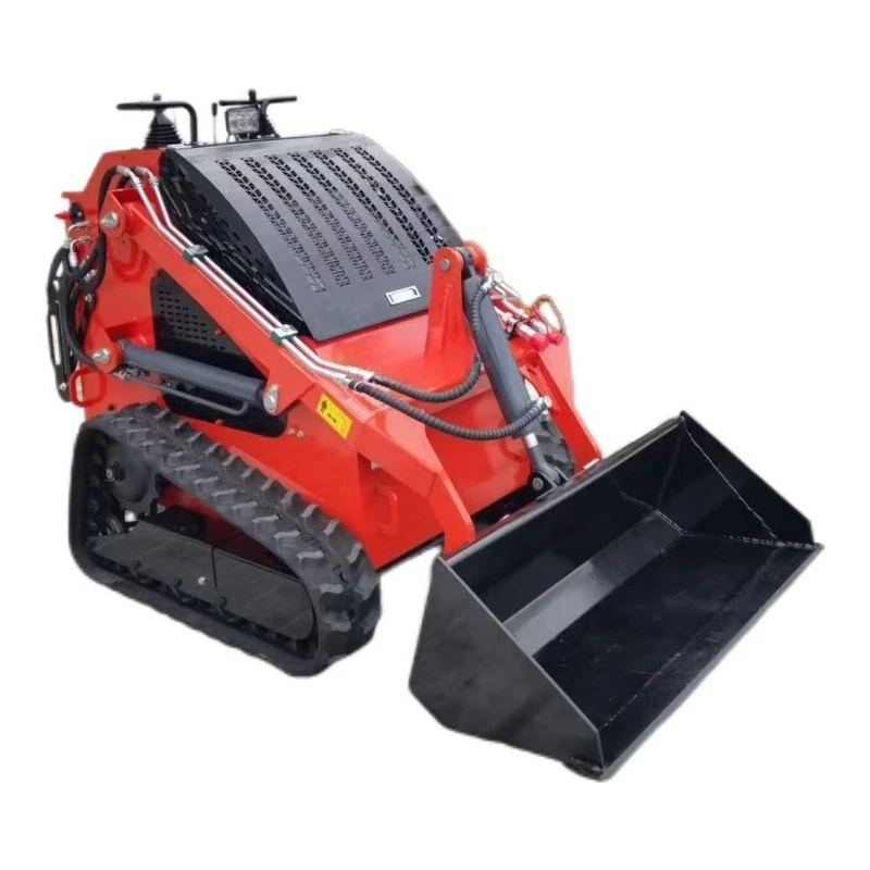 Agricultural Small 460 Skid Steer Loader, Multifunctional Indoor Construction Forklift