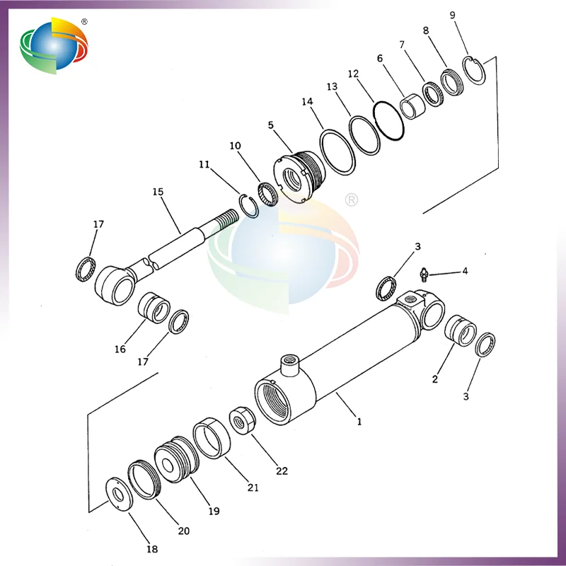 

707-00-70210KT 707-00-70210 7070070210 CLAM CYLINDER SEAL KIT FOR KOMATSU WHEEL LOADER WA50-1 WA70-1 WA80-3 WR8-1