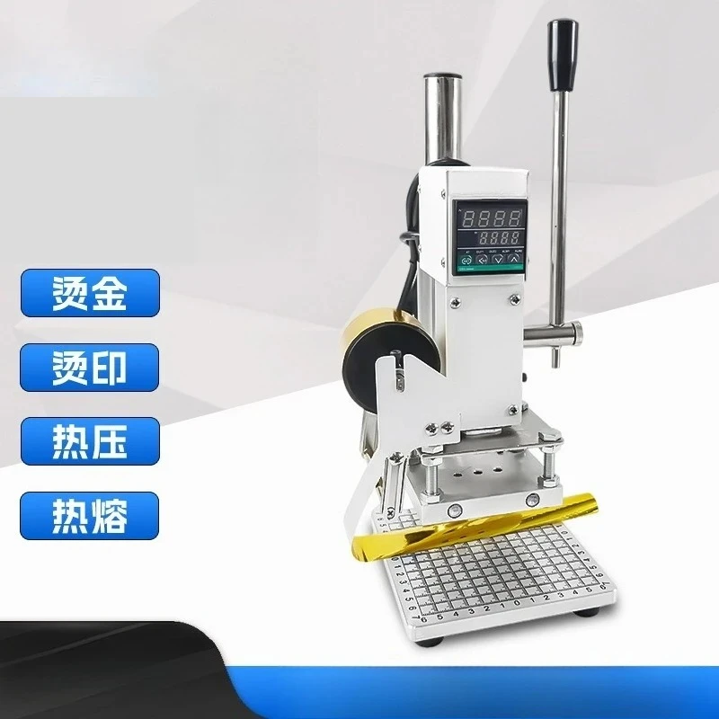 Manual hot stamping machine Automatic roll paper hot stamping machine Leather wood labeling small