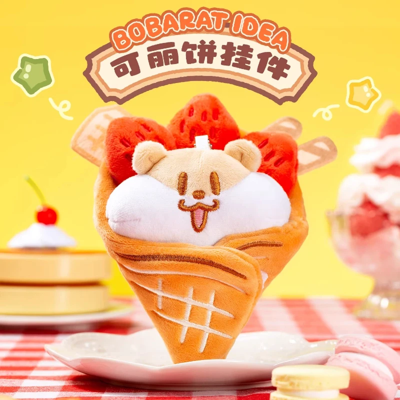 

Milk Tea Mouse'S Idea Cookie-Shaped Plushie Hanging Ornament For Girls Cute Plushie Doll Hanging Ornament Keychain Decoration