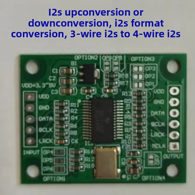 

Преобразование и понижение частоты дискретизации SRC / 3-проводное преобразование формата I2S в 4-проводное преобразование формата I2S / IIS