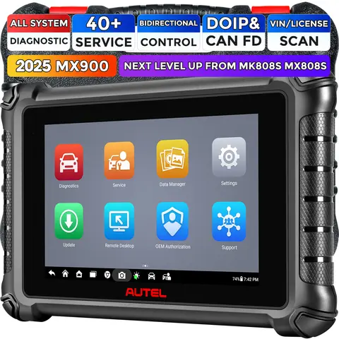 Autel MaxiCheck MX900 MK900 OBD2 Bi-Directional Diagnostic Tool Full System Diagnose Car Scanner DoIP CAN FD Upgraded of MK808S