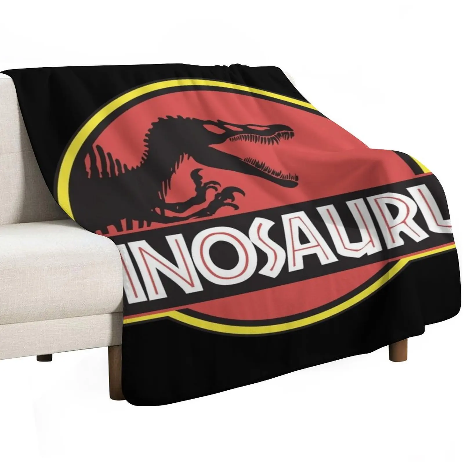 Spinosaurus jurassic style Throw Blanket Furrys Retros Shaggy valentine gift ideas anime Polar Blankets