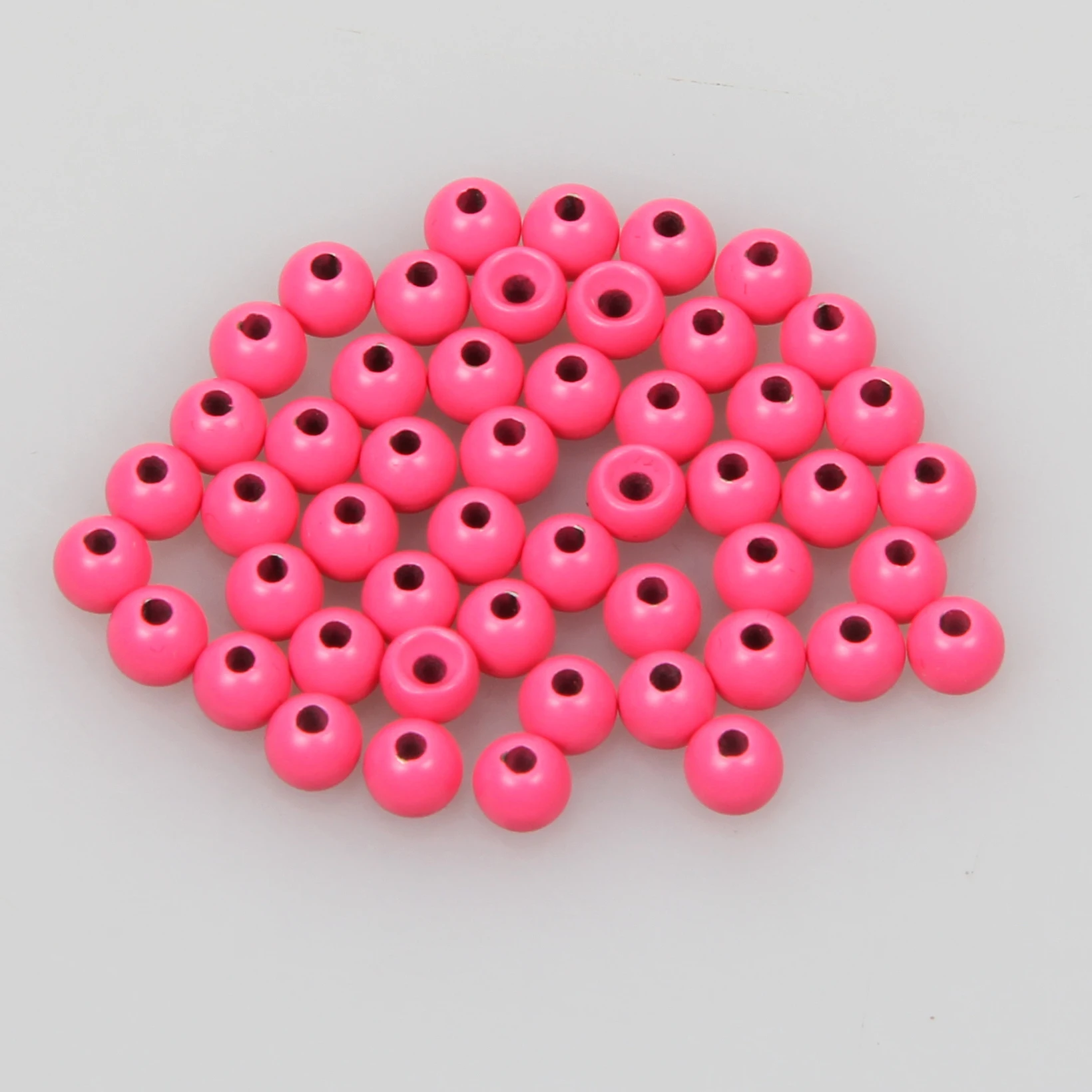 ANGLER DREAM Fly Fishing Pink Yellow Green Red Color 100pcs/lot Tungsten Bead 2.0-4.65mm Fly Tying Beads Tool