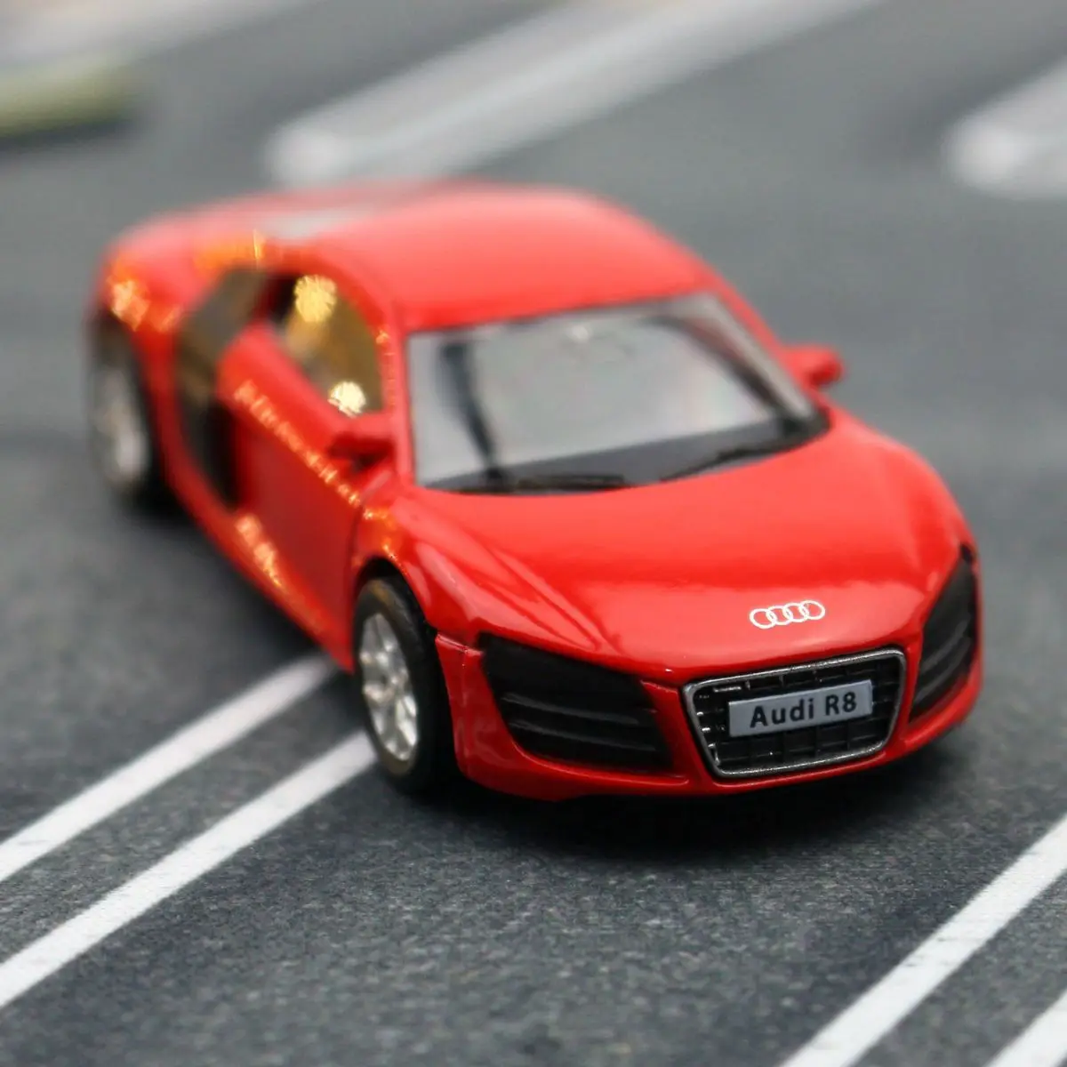 1/64 Audi R8 Coupe V10, 1:64 Diecast Super Sport Toy Car Model 3\'\' Hot Wheels Miniature, Zinc Alloy Metal Gift For Children Kid