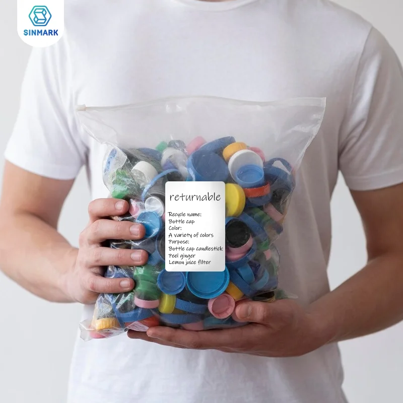 40x60mm White Thermal Label Sticker Blank Self-Adhesive Label Paper Aide-memoire Handmade Gift Tag Paper DIY Home Office Use