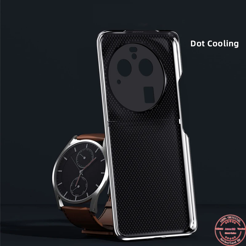 Anteen Luxury Leather Case for Oppo Find X6 Pro Series Lens Protection Cover All-inclusive Business Clear Shockproof Shell