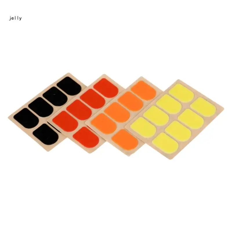 

4 Sheet Strong Adhesive Mouthpiece Pads Saxophone & Clarinet Mouthpiece Patches 448C