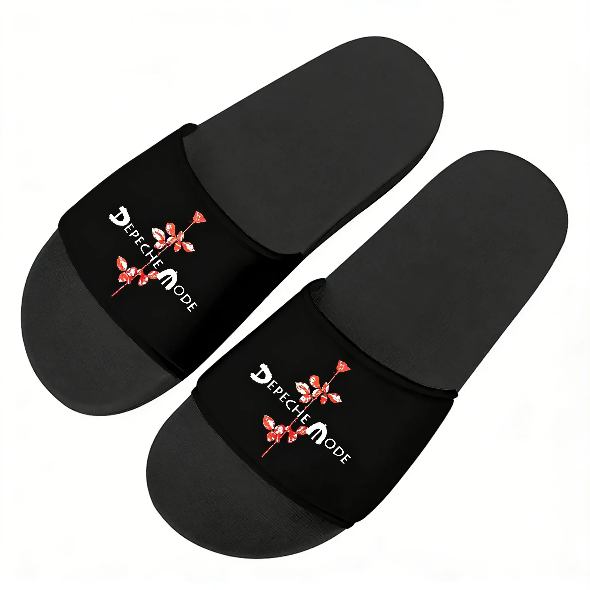 

Depeche Rock Band Slippers Home Water Shoes Music Singer Men Women Teenagers Beach Pool Sandals Fashion Custom Summer Slipper