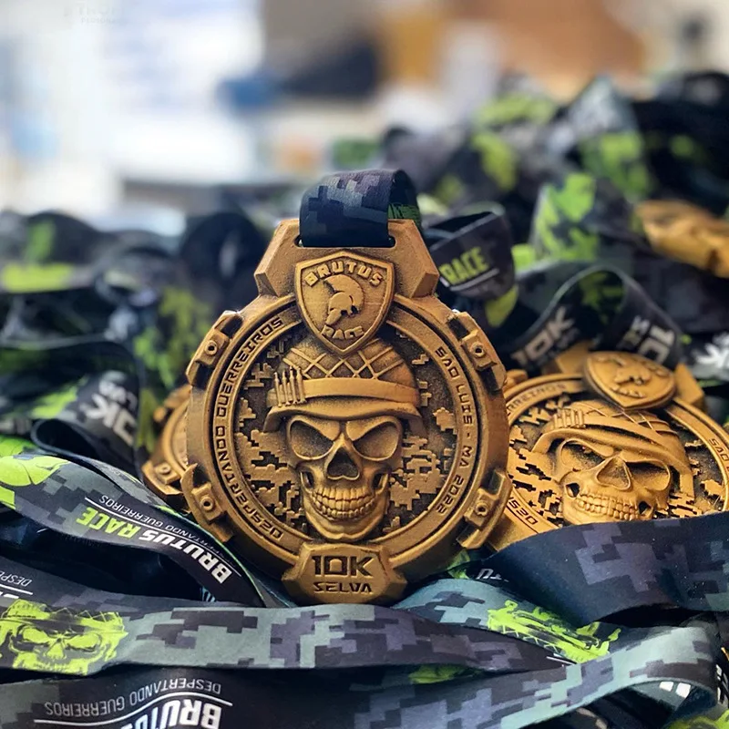 Customized. Metal-Border Online Marathon Taekwondo Electroplating Paint and Silver Copper