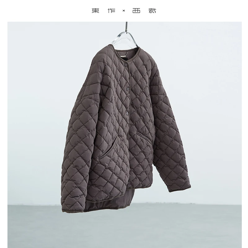 Top Items from the Show~90% White Duck down Quilted Jacket, Classic Quilted Pattern down Jacket, Women's Clothing 2025 Autumn and Winter New Collection