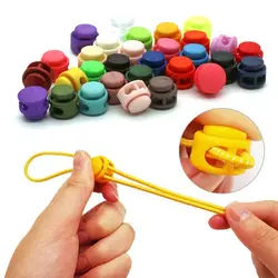 10Pcs Paracord Lanyard Spring Cord Lock Stopper Backpack Sportswear Shoelace Bag Parts Accessories Rope Clamp Plastic