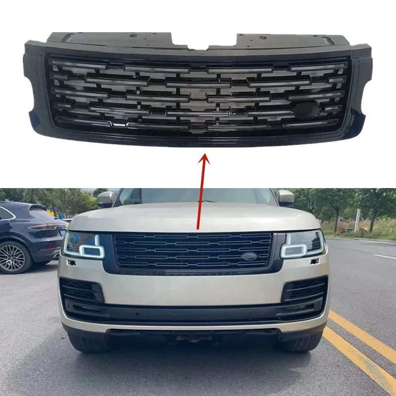 Feebest New Front Grille For Land Rover Range Rover Vogue L405 2018 2019 2020 2021 2022