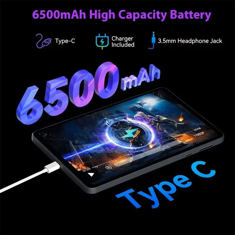 Headwolf FPad6 Android 14 Tablet G99 8-inch 2.5K IPS 16GB+128GB 6500mAh BT5.2 Widevine L1 GMS OTG Android Tablet