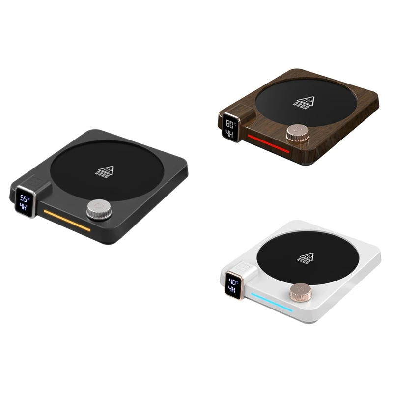 Calentador de tazas de café para escritorio de oficina, calentador de tazas de café, calentador de tazas inteligente, para calentar café, bebidas, enchufe estadounidense