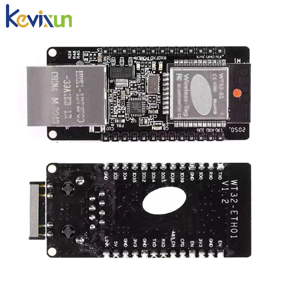 WT32-ETH01 Embedded Serial Port Networking Bluetooth-compatible Ethernet WIFI Combo Gateway MCU ESP32 Wireless Module WT32 ETH01