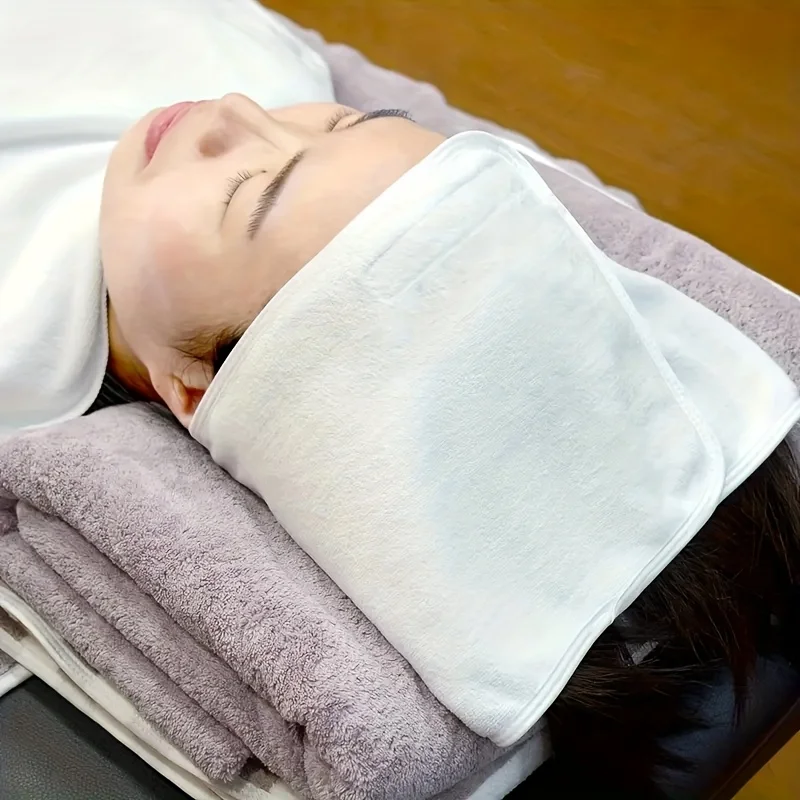 

Microfiber Spa Headband, 7.87x27.56 inches, Knitted Fabric, 400 g/m², 80% Polyester, 20% Nylon, Suitable for Salon, Light Beige