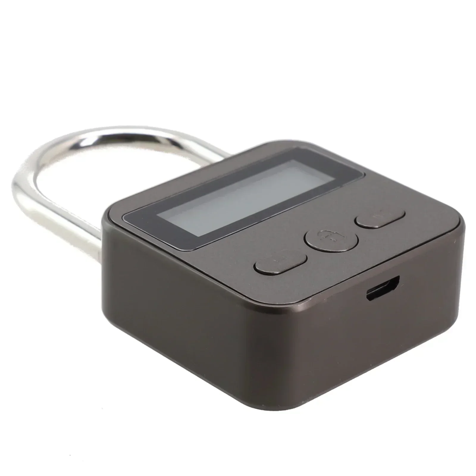 Smart Time Lock LCD Display Time Lock Multifunction Travel Electronic-Timer, Waterproof USB Rechargeable Temporary Timer-Padlock