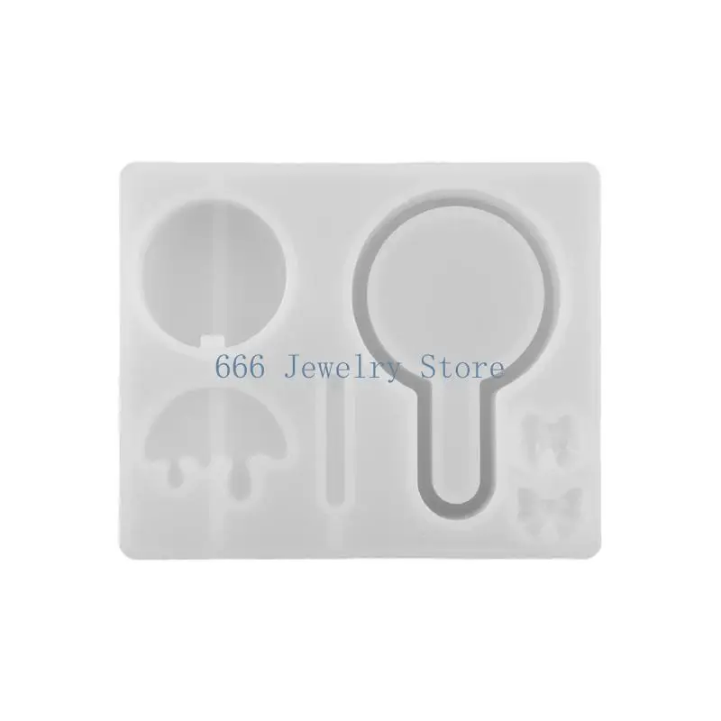 

F2TD Lollipop Resin Shaker Molds DIY Decoration Molds Keychain Mold