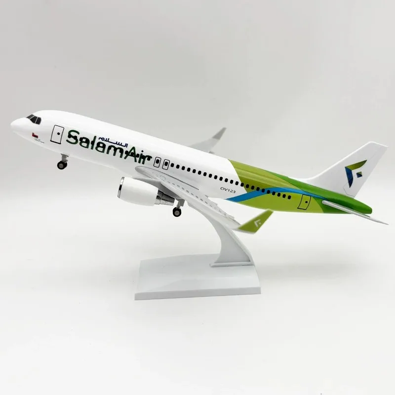 30CM 1/240 Scale Resin Salam A320 Airlines Air-bus 320 Airplane Diecast Model Adults Fun Aircraft For Home Decoration Gift