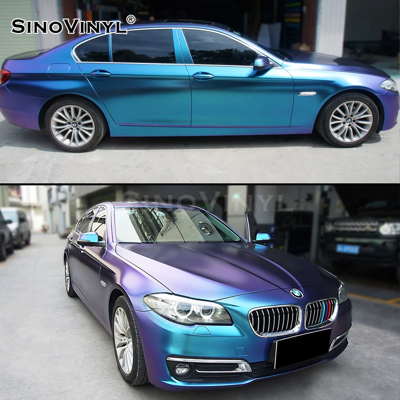 Factory Wholesale Price Chameleon Electro Metallic Matte Gloss Auto Film Wrapping Vehicle Sticker Car Wrap Vinyl