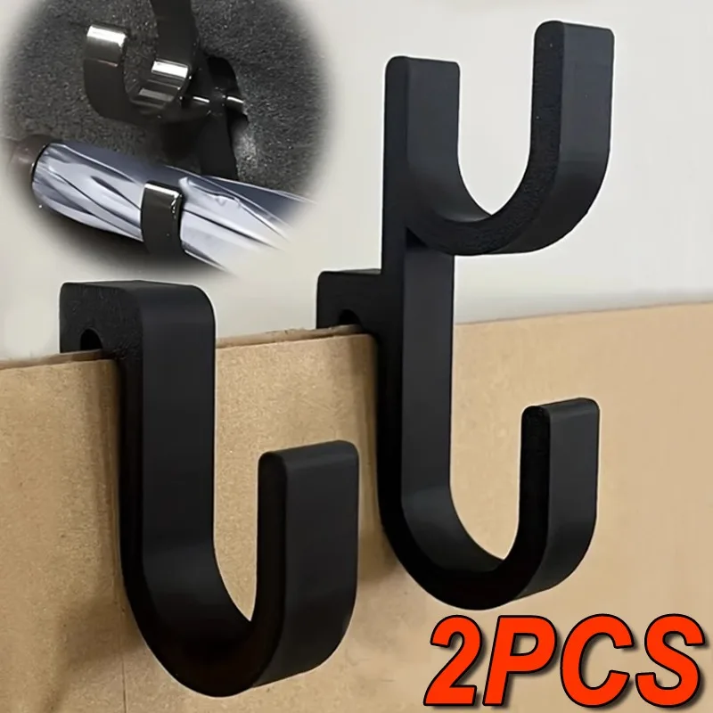 

2PCS New Multifunctional Car Umbrella Mounting Bracket Hooks Auto Storage Organizing Universal Car Trunk Umbrella Storage Tools