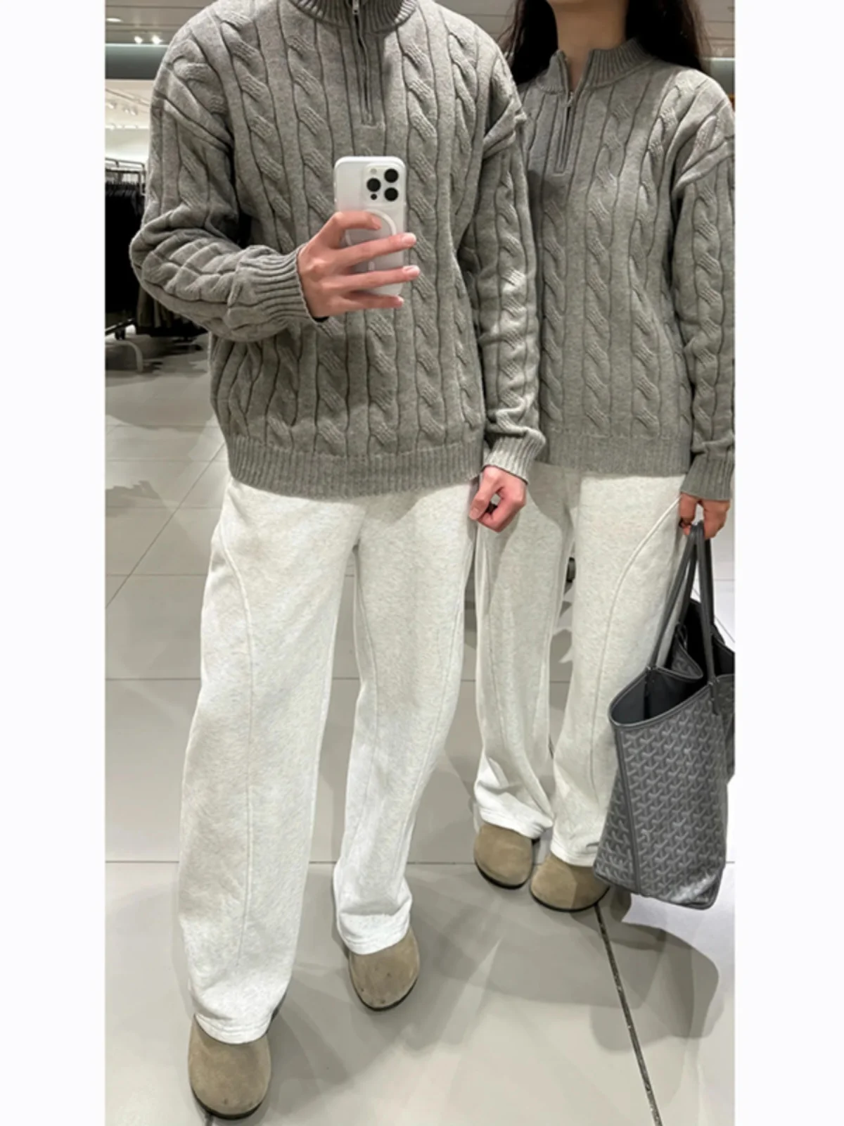 

ay Floral Men's Casual Sports Pants Straight Leg Loose Fit Spring Autumn Cleanfit Couple Sweatpants Youth Faion Brand